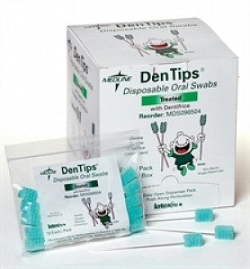 Dentips Disposable Treated Oral Swabs - BH Medwear - 2