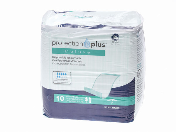 Protection Plus Fluff-Filled Disposable Underpads  (Deluxe Weight) - BH Medwear - 2
