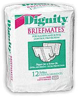 Dignity Briefmates Beltless Undergarments 13.5  x 26.5" (Case of 12) - BH Medwear