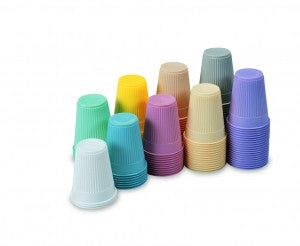 Ribbed Plastic Cups 