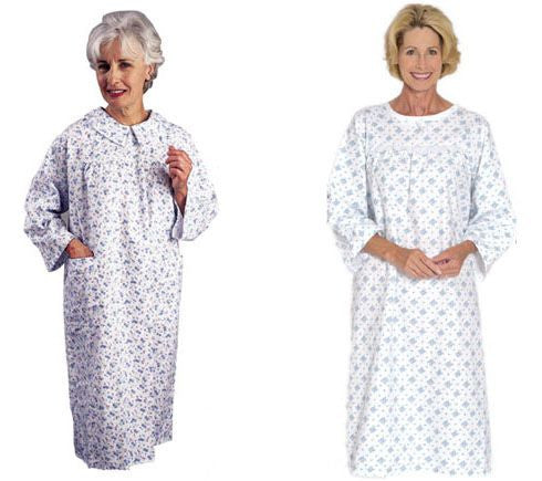 BH Ladies Flannel Backwrap Gown - BH Medwear - 4