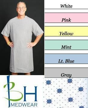 Velcro Closure Hospital Gown - BH Medwear