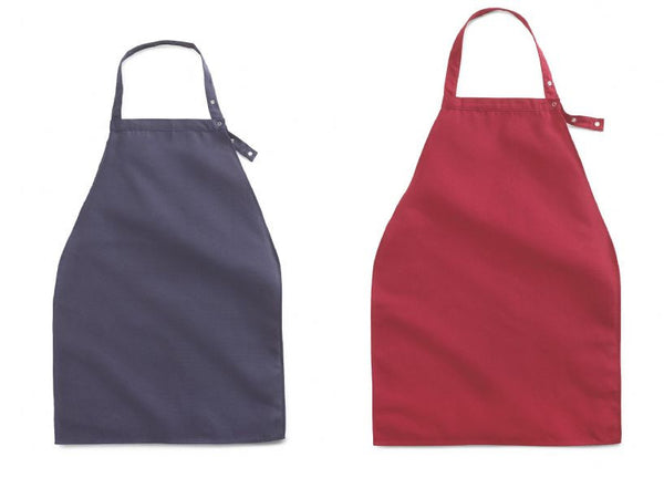 Apron Style Dignity Napkin Bib with Adjustable Snap Closure- 2 Pack or 2 Dozen - BH Medwear - 1