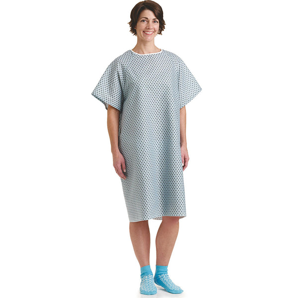BHMEDWEAR Star Straight Back Closure Hospital Gowns - BH Medwear