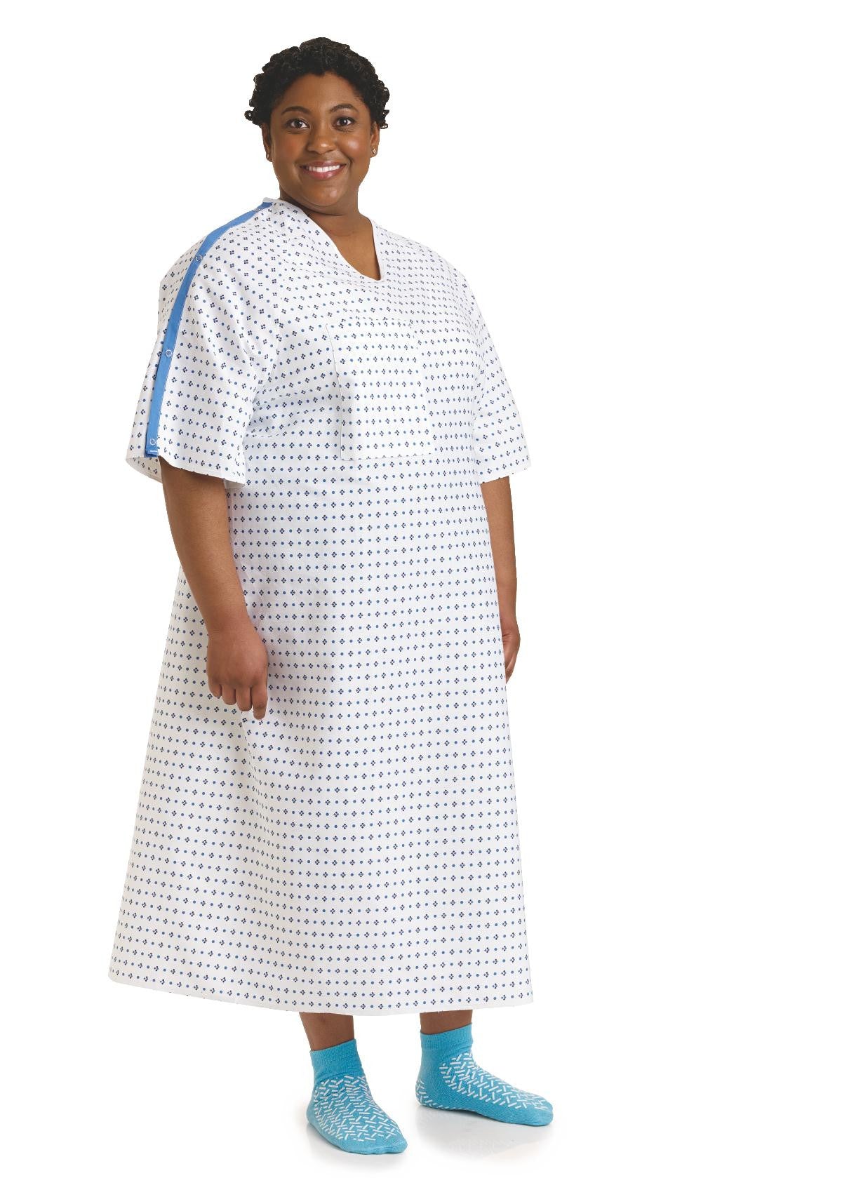 Unisex White Patient Wrap Gown only £6.65