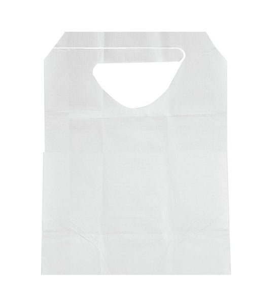 Disposable Tissue/Poly Bibs with ties 300/CS - BH Medwear