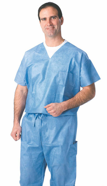 Disposable Scrub Shirts (Case of 30) - BH Medwear - 2