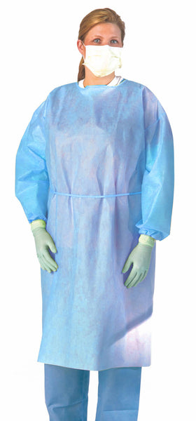 Medium Weight Multi-Ply Fluid Resistant Isolation Gown (Case of 100) - BH Medwear - 1