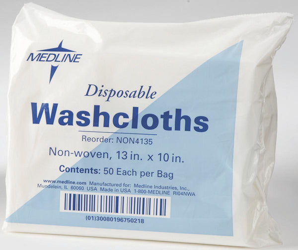 Soft Non-Woven Disposable Washcloths (Case of 1,000) - BH Medwear