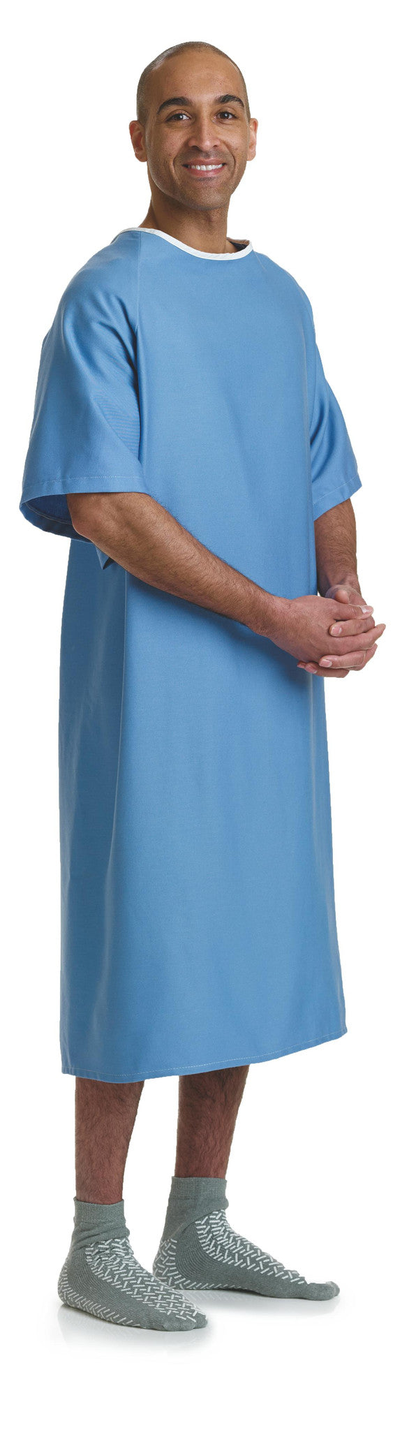 Cotton 100% Unisex Patient Hospital Gown (Dozen) Cotton 100% Unisex Patient Hospital Gown (Dozen)