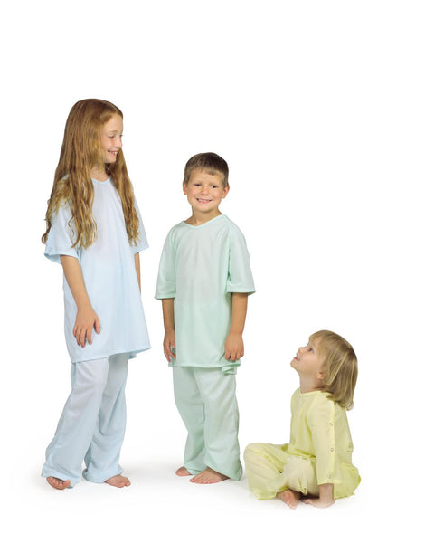 Comfort-Knit Pediatric IV Snap Gowns (1 Dozen) - BH Medwear