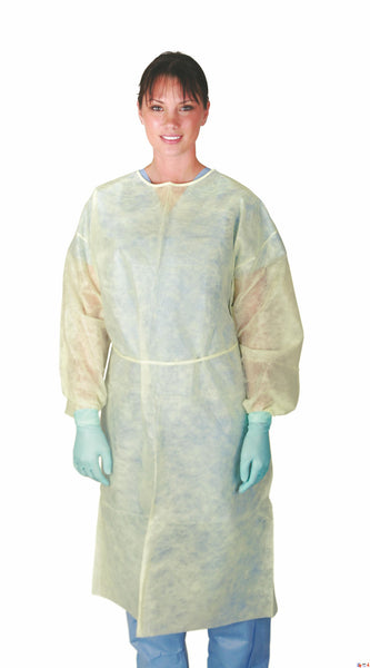 Classic Protection Polypropylene  Isolation Gowns (Case of 50) - BH Medwear - 2
