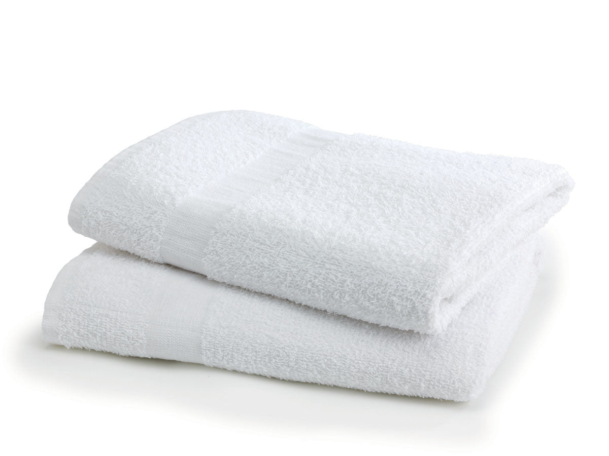 Bath Towels Cotton Medium Size 22x44, White