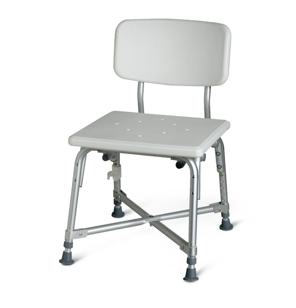 Bariatric Aluminum Shower Bath Bench with Back - BH Medwear