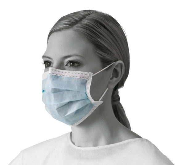 Basic Procedure Face Masks with Earloops (Case of 300) - BH Medwear
