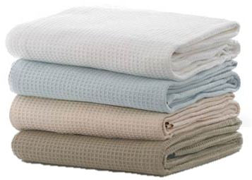 Waffle Weave Blankets (Twin) ) (6 Pack)