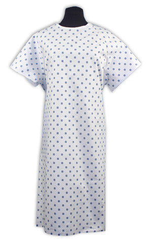 Snapback Closure BH Patient/Hospital Gowns ( 12 PACK) - BH Medwear