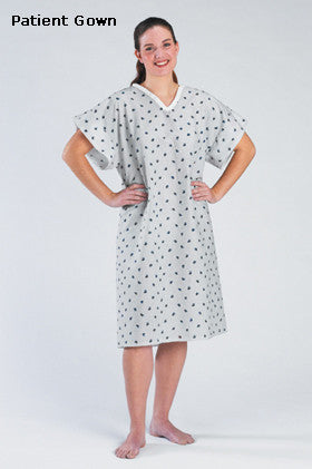 Blue Feather Patient Gown - BH Medwear