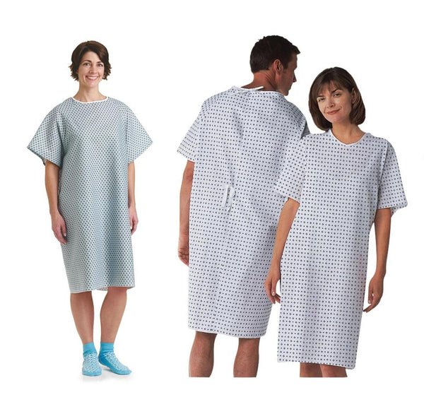 Sky blue Standard Performance Male patient gown, Handwash, Size: Free at Rs  450 in Noida